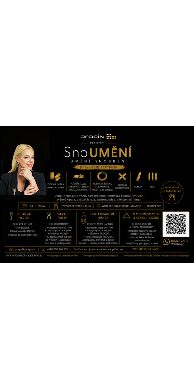 UMĚNÍ SNOUBENÍ | SILVER | Hotel Amande | 28. 8. 2026